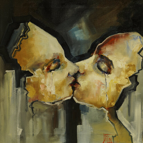 kiss by Pavel Filin, Painting for Sale on Singulart