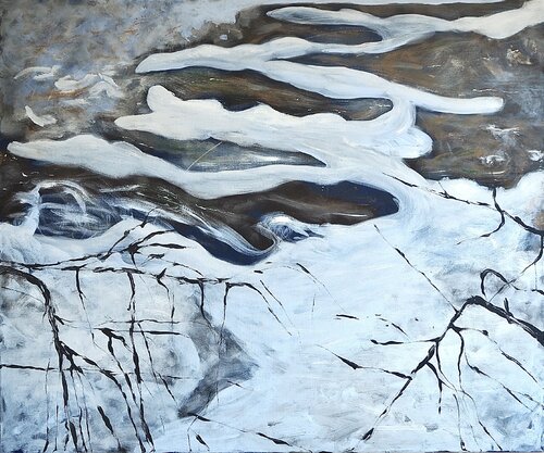 Wenn Eis bricht van Sylvio Luther, Schilderij te koop op Singulart