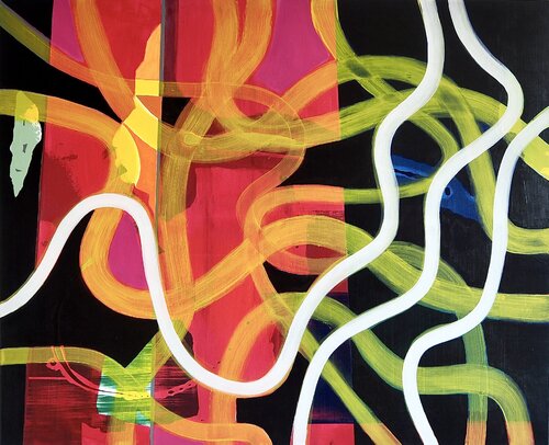 Das Leben ist. di Sylvio Luther, Pittura in vendita su Singulart