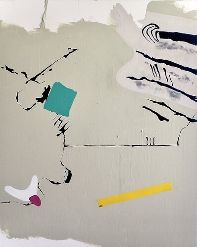 Nur geliehen (Strand #1) di Sylvio Luther, Pittura in vendita su Singulart