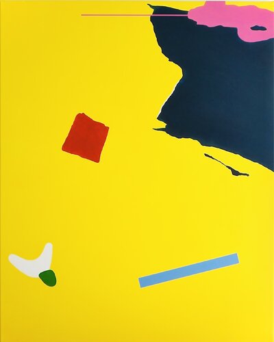 Nur geliehen (Strand #2) van Sylvio Luther, Schilderij te koop op Singulart