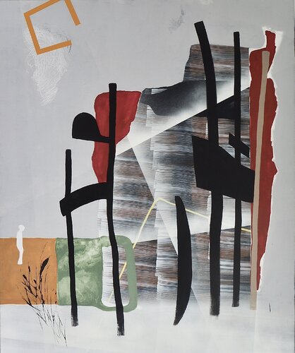 Zwischenräume van Sylvio Luther, Schilderij te koop op Singulart
