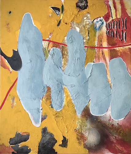 Die Geduld der Steine par Sylvio Luther, Peinture en vente sur Singulart