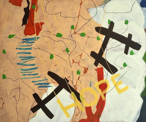 Gelobtes Land by Sylvio Luther, Painting for Sale on Singulart