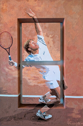 Roland Garros de Zezinha Farrajota, Pintura a la venta en Singulart