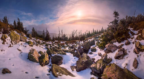 Dream about winter 60x120 cm van Peter Cech, Fotografie te koop op Singulart