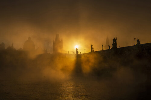 Spirit of Prague  60x90 cm van Peter Cech, Fotografie te koop op Singulart