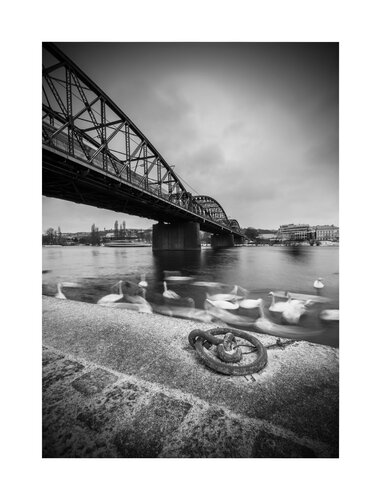 Frozen time by train bridge 70x100cm by Peter Cech, Photography for Sale on Singulart