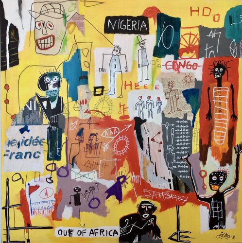 Out of Africa by Renaud Cristofari, Painting for Sale on Singulart