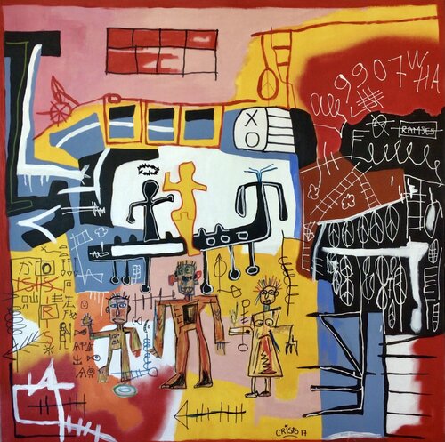 Voyage en famille à Venise by Renaud Cristofari, Painting for Sale on Singulart