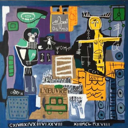 La petite fille à l’étoile jaune von Renaud Cristofari, Malerei kaufen auf Singulart