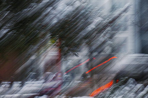 Schneechaos di Christina Lourenco, Fotografia in vendita su Singulart