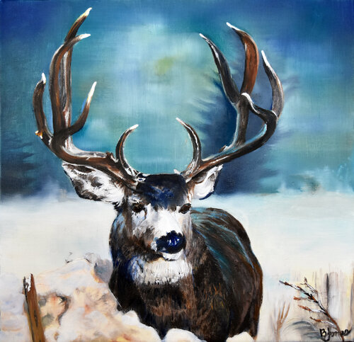 Winter Guardian de Bobbe Jones, Pintura a la venta en Singulart