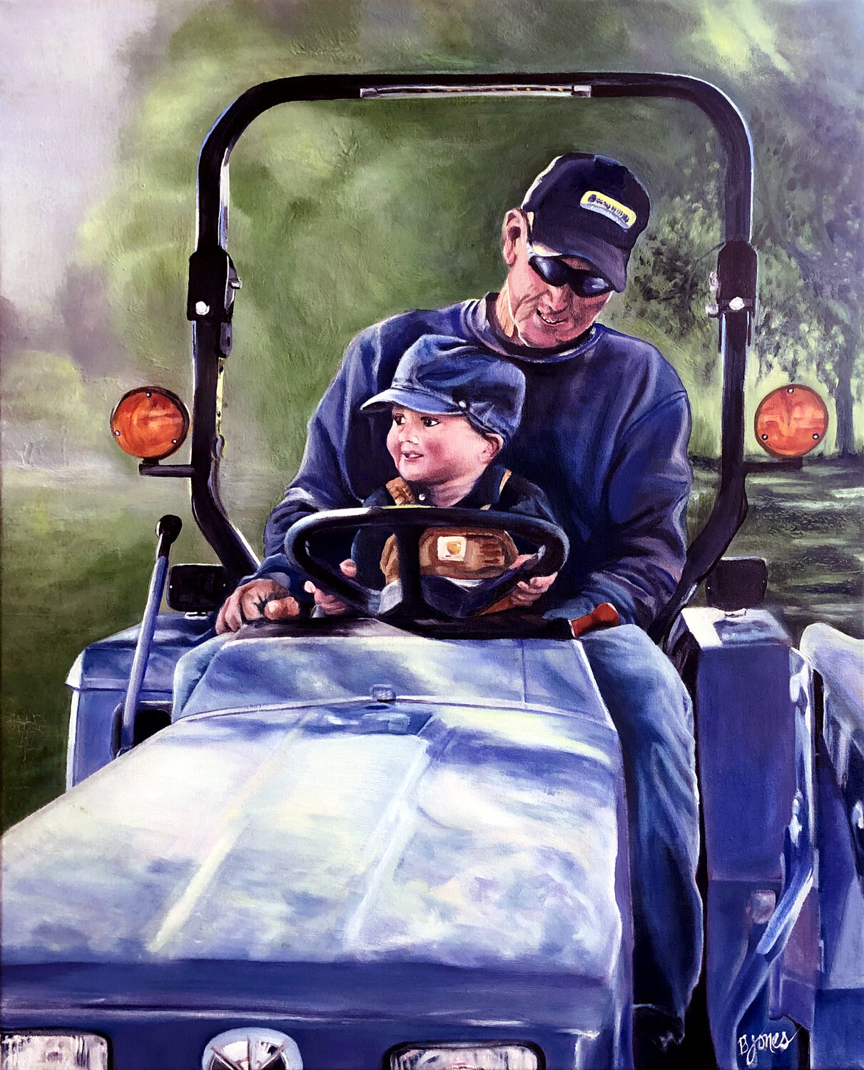 First Tractor Ride Bobbe Jones
