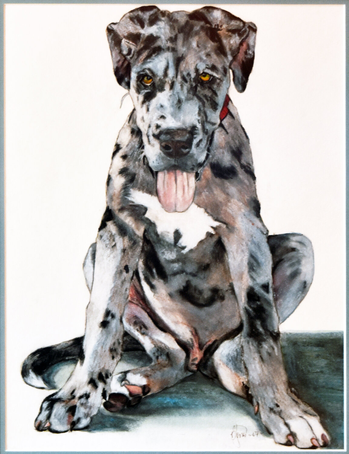Blue. Great Dane Puppy Bobbe Jones