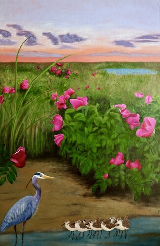 In the Heart of Cape Cod by Veronique Fournier-Wynne, Painting for Sale on Singulart