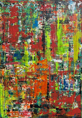 Brennendes Dresden di Karin Löprich, Altri media in vendita su Singulart