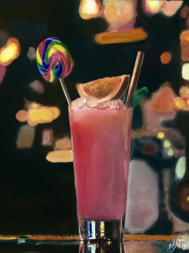 Lollipop Love di Betty Khatchikian, Pittura in vendita su Singulart