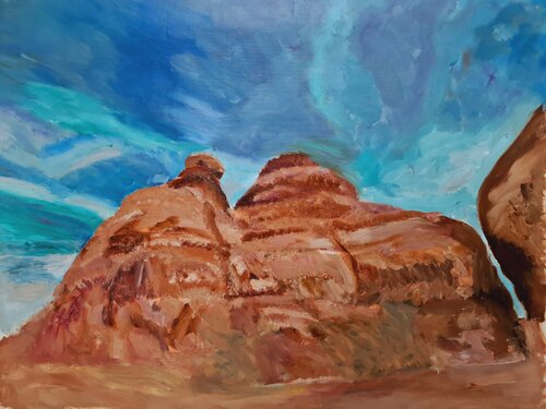 Al Hijr di Betty Khatchikian, Pittura in vendita su Singulart