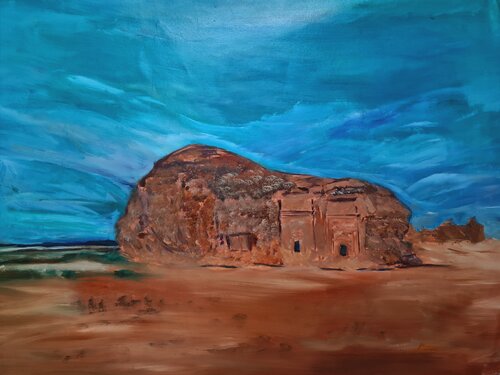 Madain Saleh di Betty Khatchikian, Pittura in vendita su Singulart