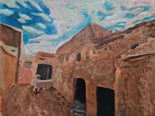 Old Town Home van Betty Khatchikian, Schilderij te koop op Singulart