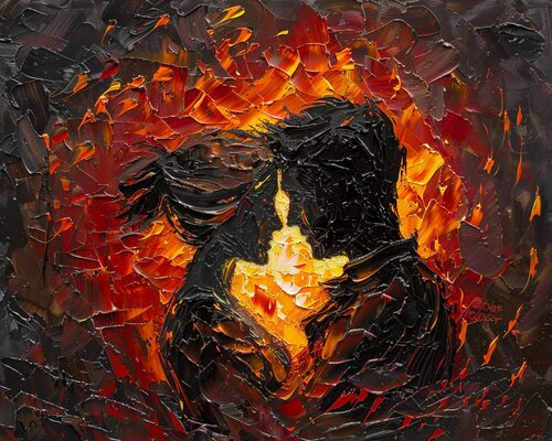 Kiss of Fire van Betty Khatchikian, Afdruk te koop op Singulart