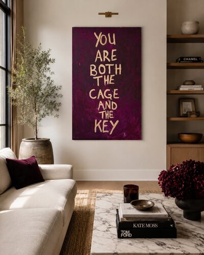 You are both the cage and the key by Betty Khatchikian, Painting for Sale on Singulart