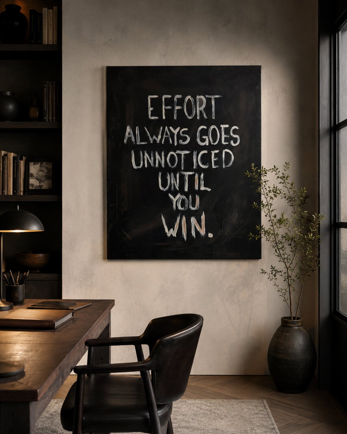 Effort always goes unnoticed until you win Betty Khatchikian Original painting for sale