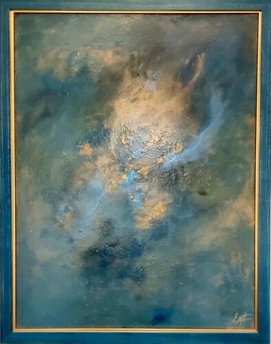 Indigo I van Elodie DOLLAT, Schilderij te koop op Singulart