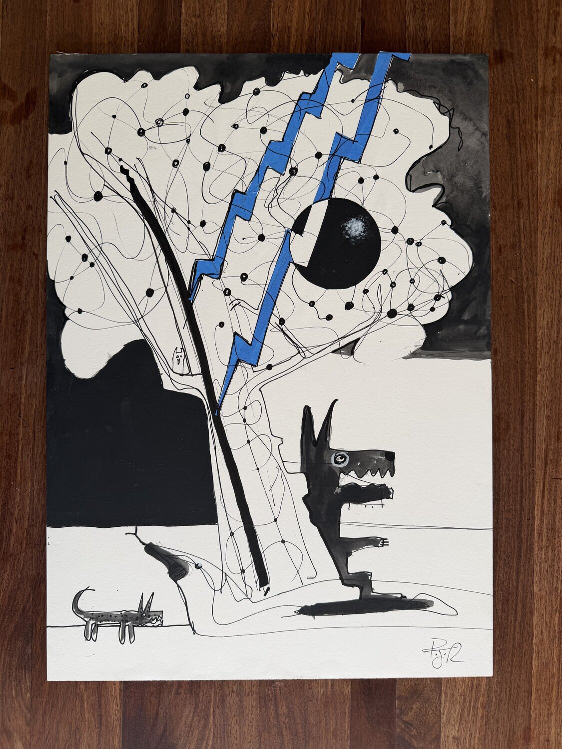 Black Dog and The Lightning Tree ( Squirrel Hunting) by PJ Riley (2026 ...