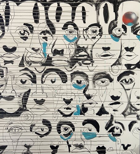 One Change of Mind ( can change the world) von PJ Riley, Malerei kaufen auf Singulart