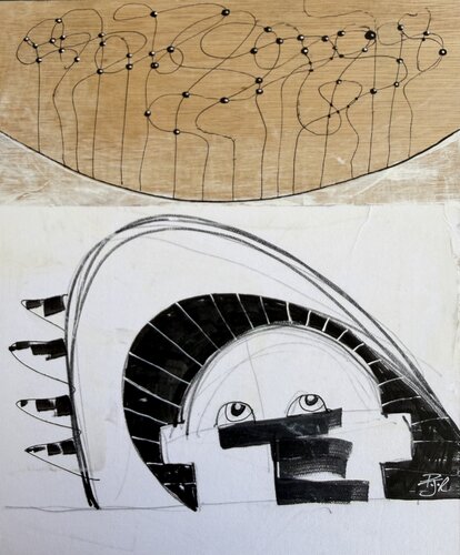 Dont Hide Your Light by PJ Riley, Work on Paper for Sale on Singulart