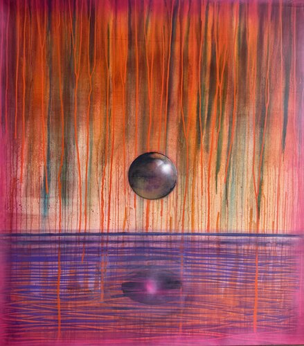 We Are All Floating in an Unformed Space di PJ Riley, Pittura in vendita su Singulart