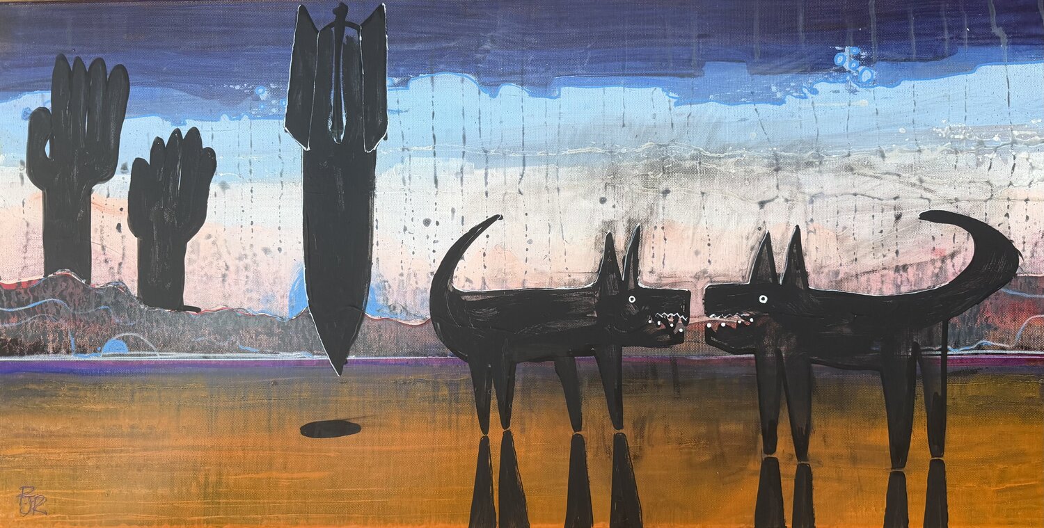 Another Day on Planet Earth PJ Riley Peinture originale à vendre