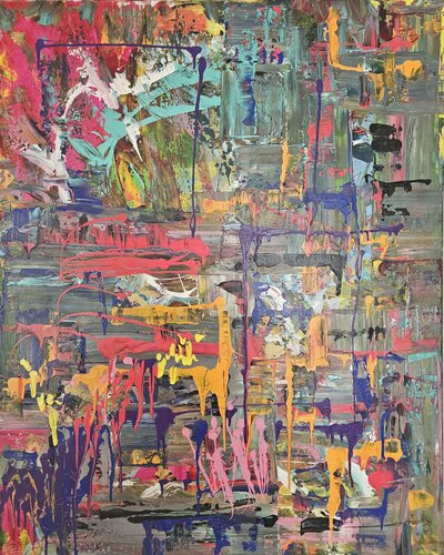 Neon Spirit von Lisa Smith, Malerei kaufen auf Singulart