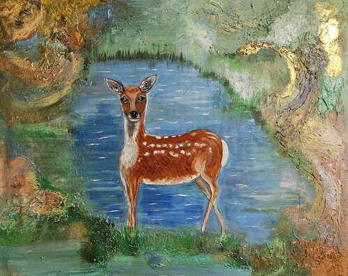 Peaceful solitude de Lisa Smith, Pintura a la venta en Singulart