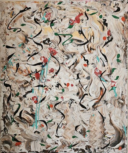 Winter flowers di Lisa Smith, Pittura in vendita su Singulart