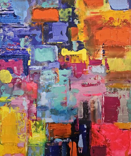 Neon Dreamer van Lisa Smith, Schilderij te koop op Singulart