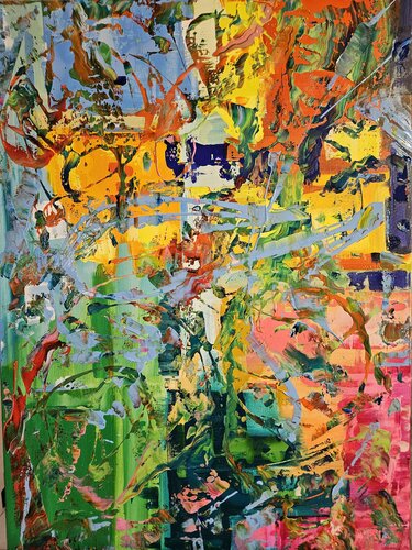 Spring Energy echos di Lisa Smith, Pittura in vendita su Singulart