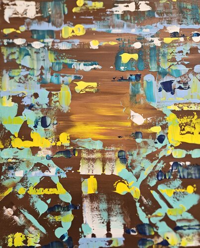 Tropical horizon di Lisa Smith, Pittura in vendita su Singulart