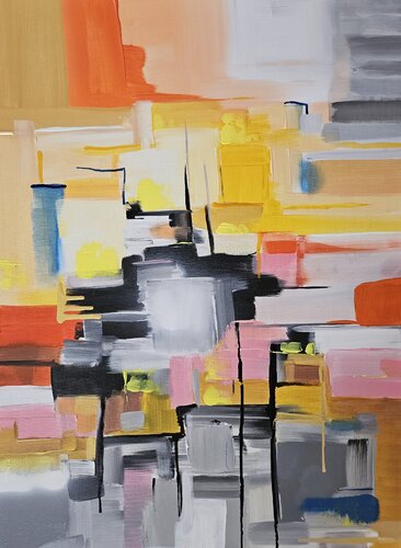 Warm emotions di Lisa Smith, Pittura in vendita su Singulart