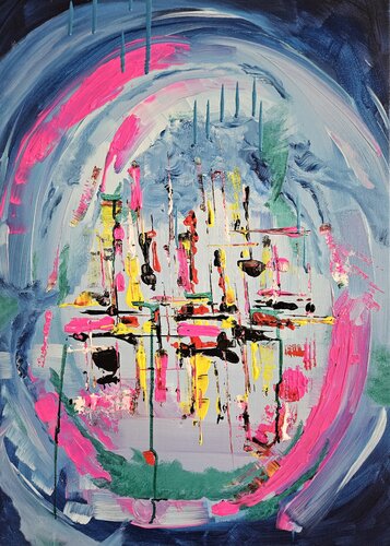 Future Voyage van Lisa Smith, Schilderij te koop op Singulart