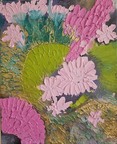 Autumn water lilies von Lisa Smith, Malerei kaufen auf Singulart
