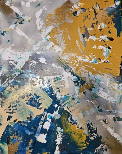 Silent snowfall de Lisa Smith, Pintura a la venta en Singulart