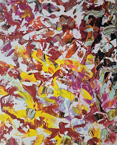 Courage in colour van Lisa Smith, Schilderij te koop op Singulart