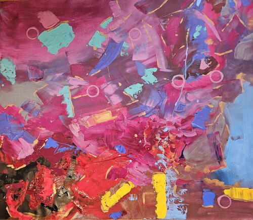 Electric Cascade. von Lisa Smith, Malerei kaufen auf Singulart