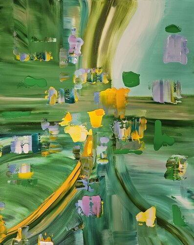 Spring Pathway by Lisa Smith, 絵画 for Sale on Singulart