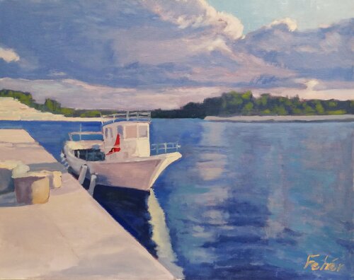 Calm Seas di Balazs Feher, Pittura in vendita su Singulart