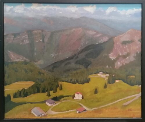 Mountain View di Balazs Feher, Pittura in vendita su Singulart