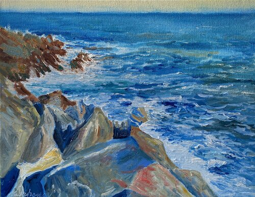 Injidup Beach Rocks von Vasily Kulchenko, Malerei kaufen auf Singulart